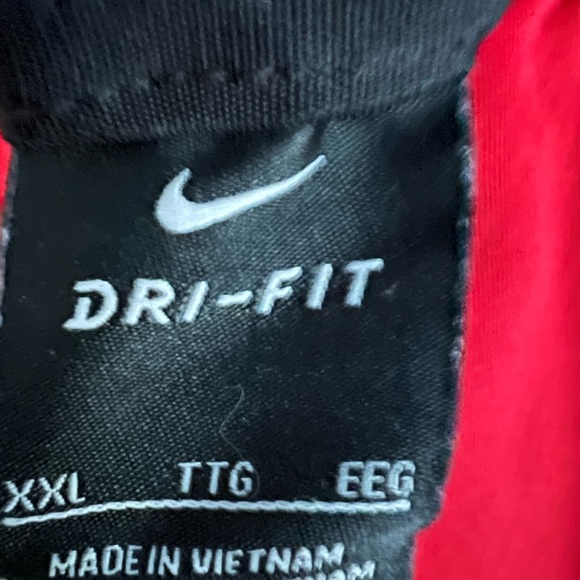 Nike HBR Marble Swoosh Basketball Training Shorts Red Black Mens 2XL EUC - Picture 10 of 15